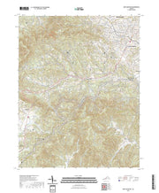 US Topo 7.5-minute map for Bent Mountain VA