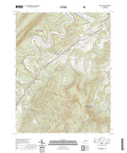 US Topo 7.5-minute map for Bentonville VA