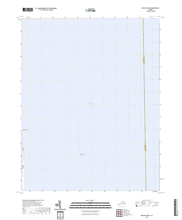 US Topo 7.5-minute map for Bethel Beach VA