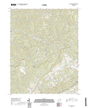 US Topo 7.5-minute map for Big A Mountain VA