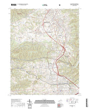 US Topo 7.5-minute map for Blacksburg VA