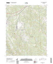 US Topo 7.5-minute map for Blackstone East VA