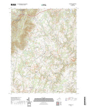 US Topo 7.5-minute map for Bluemont VA