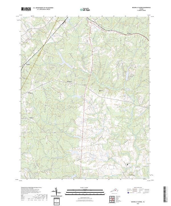 US Topo 7.5-minute map for Boswells Tavern VA