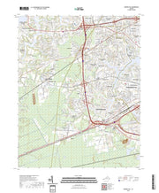 US Topo 7.5-minute map for Bowers Hill VA