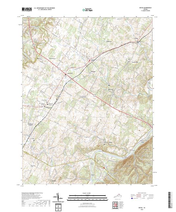 US Topo 7.5-minute map for Boyce VA