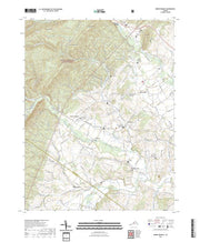 US Topo 7.5-minute map for Briery Branch VA