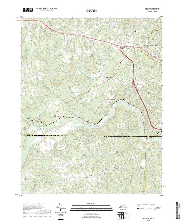 US Topo 7.5-minute map for Brosville VANC