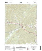 US Topo 7.5-minute map for Callaghan VA