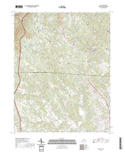 US Topo 7.5-minute map for Cana VANC