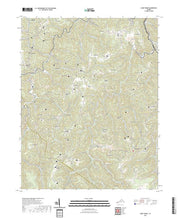 US Topo 7.5-minute map for Caney Ridge VA