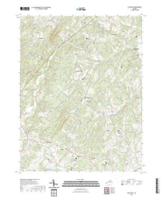 US Topo 7.5-minute map for Castleton VA