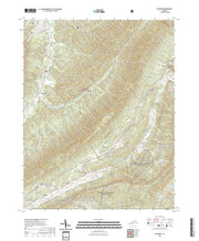 US Topo 7.5-minute map for Catawba VA