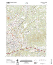 US Topo 7.5-minute map for Charlottesville East VA