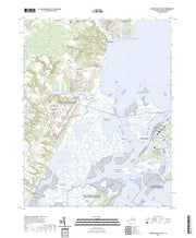 US Topo 7.5-minute map for Chincoteague West VA