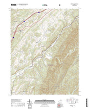 US Topo 7.5-minute map for Cornwall VA