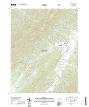 US Topo 7.5-minute map for Deerfield VA