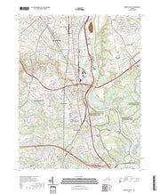 US Topo 7.5-minute map for Drewrys Bluff VA