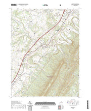 US Topo 7.5-minute map for Edinburg VA