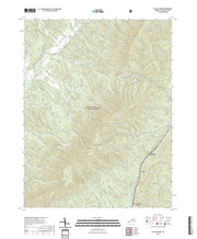 US Topo 7.5-minute map for Elliott Knob VA