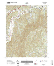 US Topo 7.5-minute map for Elliston VA