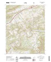 US Topo 7.5-minute map for Fosters Falls VA