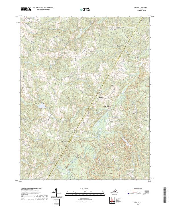 US Topo 7.5-minute map for Gold Hill VA