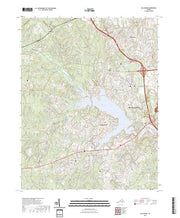 US Topo 7.5-minute map for Hallsboro VA