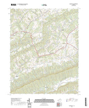 US Topo 7.5-minute map for Hansonville VA