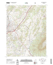 US Topo 7.5-minute map for Harrisonburg VA