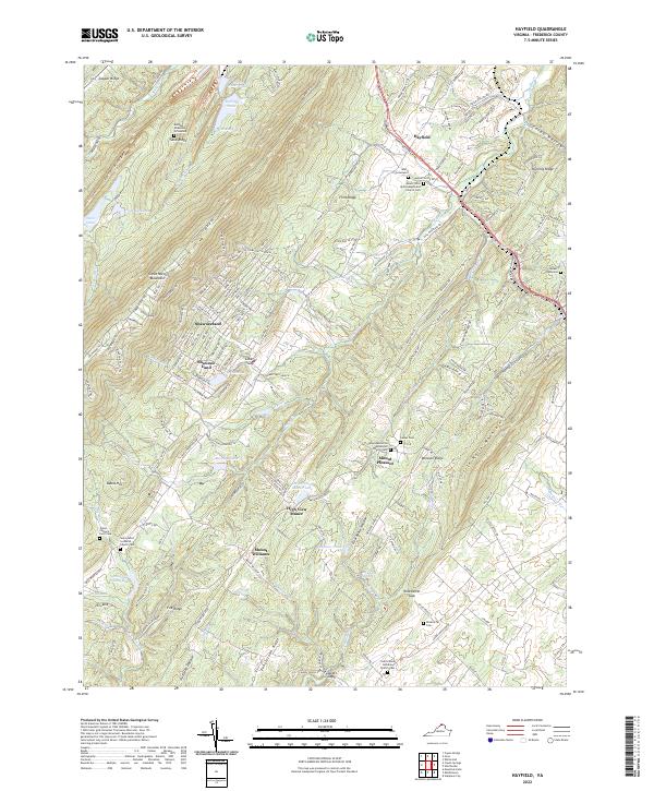 US Topo 7.5-minute map for Hayfield VA