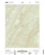 US Topo 7.5-minute map for Healing Springs VA