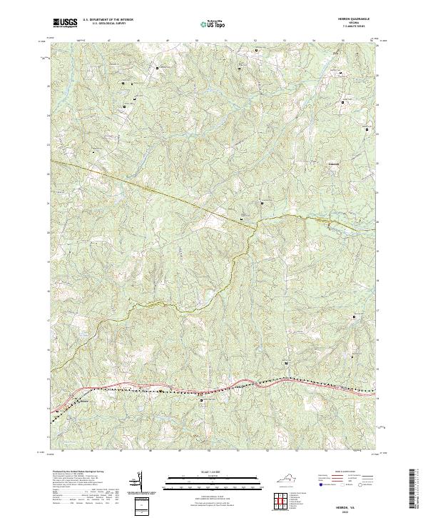 US Topo 7.5-minute map for Hebron VA