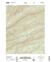 US Topo 7.5-minute map for Interior VAWV