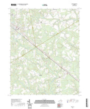 US Topo 7.5-minute map for Ivor VA