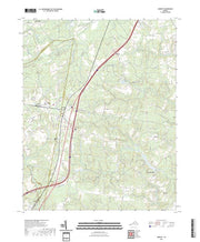 US Topo 7.5-minute map for Jarratt VA