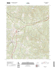 US Topo 7.5-minute map for Keysville VA