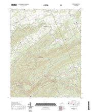 US Topo 7.5-minute map for Konnarock VA