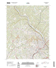 US Topo 7.5-minute map for Lynchburg VA