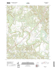 US Topo 7.5-minute map for Manquin VA