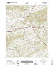 US Topo 7.5-minute map for Max Meadows VA