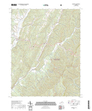 US Topo 7.5-minute map for McDowell VA