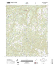 US Topo 7.5-minute map for Middle Fox Creek VA