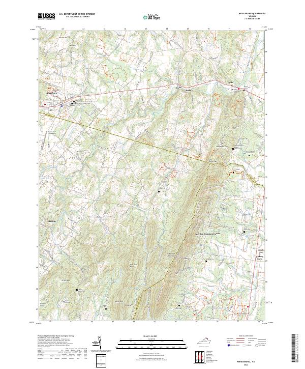 US Topo 7.5-minute map for Middleburg VA