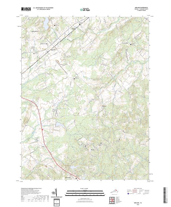 US Topo 7.5-minute map for Midland VA