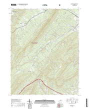 US Topo 7.5-minute map for Millboro VA