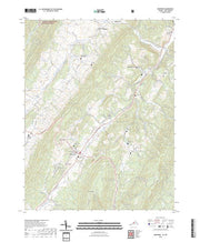 US Topo 7.5-minute map for Monterey VAWV