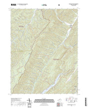 US Topo 7.5-minute map for Mountain Grove VAWV