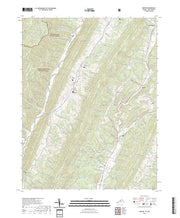 US Topo 7.5-minute map for Mustoe VAWV