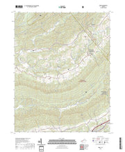 US Topo 7.5-minute map for Nebo VA